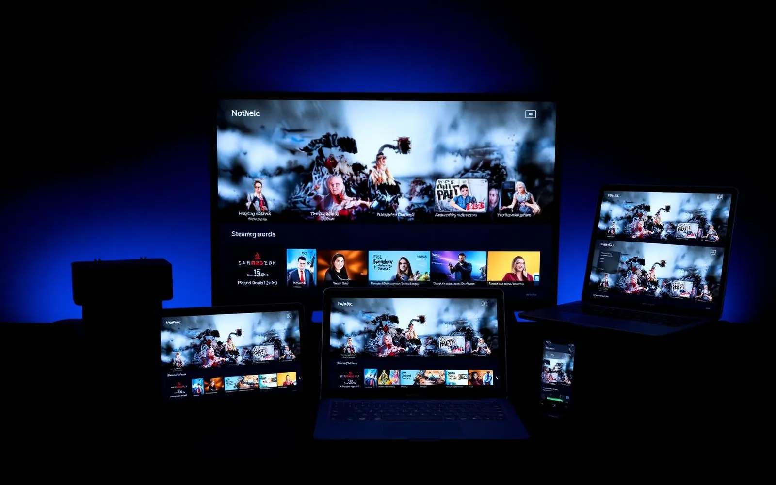 IPTV works on TV, laptop, tablet, phone and Firestick